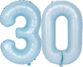 40 In Matte Blue Number Balloons Helium Foil Mylar Balloon Birthday Party banquet Decoration Digital 30