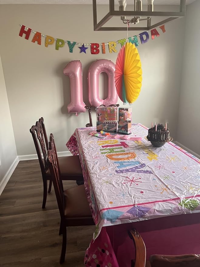 Number Balloons 40 Inch, 1 Balloon for 1st Birthday Girl Boy Baby Shower, One Ballon Party Decorations for 1 10 11 12 13 15 16 18 21 Party Wedding Event Photo Shoot, Pearl Pink 1 Balloon