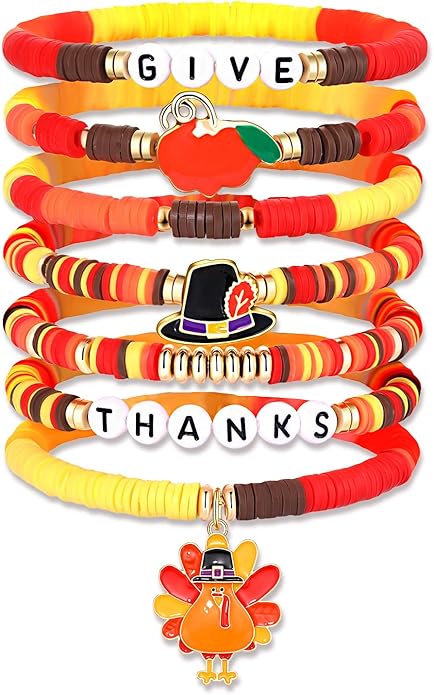 Surfer Heishi Bracelets for Women Stackable Rainbow Vinyl Disc Clay Beaded Stretch Bracelets Elastic Layering Friendship Bracelets Boho Summer Beach Jewelry