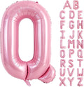 TONIFUL 40 Inch Large Pink Letter Q Balloons Giant Foil Mylar Alphabet Balloon for Birthday Party Anniversary Baby Shower Wedding Supplies Decorations