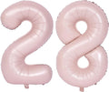 40 In Matte Pink Number Balloons Helium Foil Mylar Balloon Birthday Party banquet Decoration Digital 28