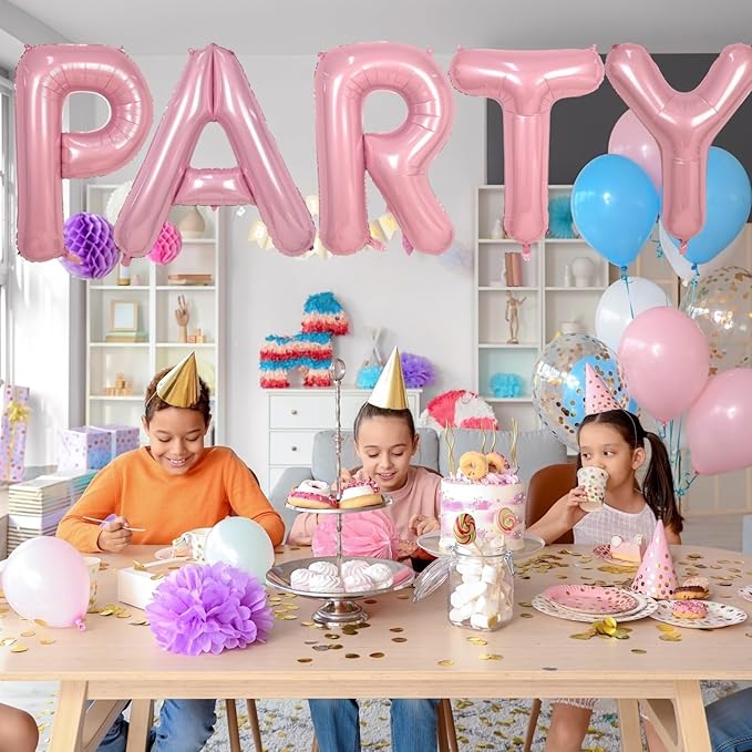 Pink Letter H Balloons,40 Inch Balloons Letter H Mylar Helium Large Pink H Balloon for Birthday Party Anniversary Decorations