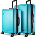 TRAVELARIM Luggage Sets 2 Piece, 24 Inch Suitcase and 28 Inch Luggage with Spinner Wheels, Durable Hard Shell Suitcase Set, Expandable Travel Suitcases with Wheels, Teal