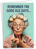 NobleWorks Funny Birthday Greeting Card with 5 x 7 Inch Envelope (1 Card) Bday Lid Off Jar C10078BDG