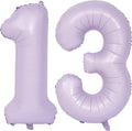 40 In Matte Purple Number Balloons Helium Foil Mylar Balloon Birthday Party banquet Decoration Digital 13