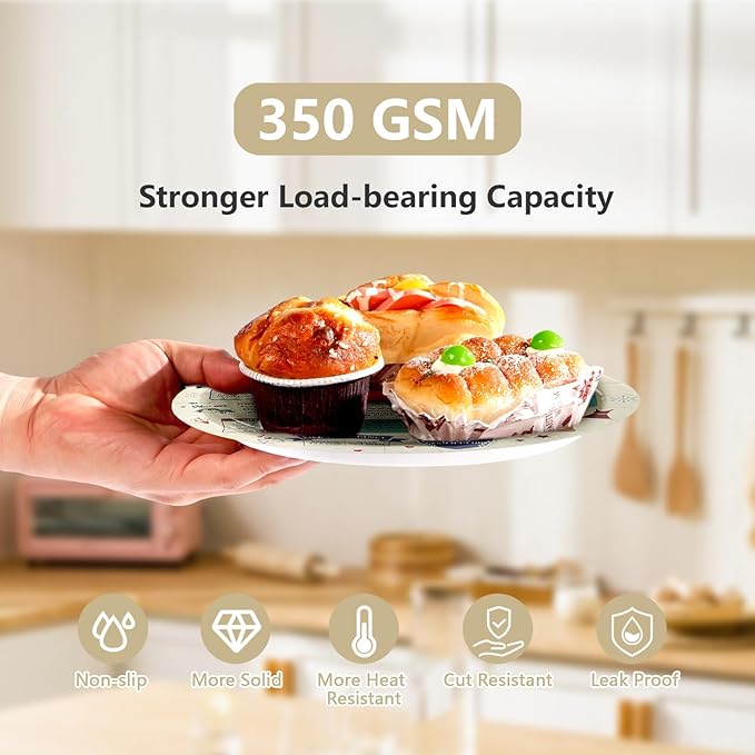 96Pcs 25th Anniversary Party Decorations Retro 25 Years Plates and Napkins 25th Anniversary Disposable Tableware Set for Vintage 25 Year Wedding Company Party Supplies Serves 24
