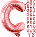Lovoir 40 Inch Large Rose Gold Letter C Balloons Big Size Jumbo Mylar Foil Helium Balloon for Birthday Party Celebration Decorations Alphabet Rose Gold C