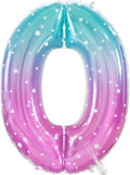 Number Balloon Large number balloons 40 inch, Number 0 Balloons for Birthday Party Decorations