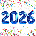 40 Inch Dark Blue 2026 Balloon Numbers,2026 Navy Blue New Years Eve Party Supplies,2026 Balloons Decorations for Happy New Year,Graduation Parties