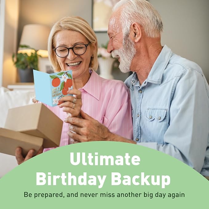 Sweetzer & Orange Happy Birthday Cards with Envelopes and Assortment Box – Variety Set of 50 Assorted Birthday Notes. Perfect Bulk Pack for Celebrations, Office, Friends & Special Occasions-4x5.5