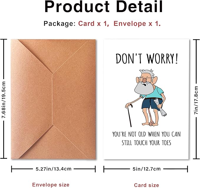 Funny Birthday Card for Men, Husband Birthday Card Funny, Dad Happy Birthday Card, Old Friend Happy Birthday Card