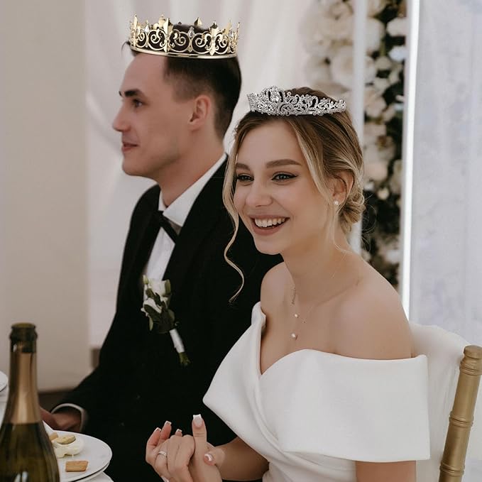 He Asked & She Said Yes Decorations Engagement Party Decorations Crown Sash Set He Asked & She Said Yes Decor Just Engaged Sash Tiara Decorations Engaged Sign for Home Outdoor