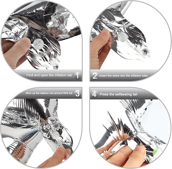 40 Inch Big Silver 29 Balloon Number, Jumbo Giant Happy 29th 29 Birthday Party Decorations, Large 29 Mylar Foil Anniversary Birthday Party Engagement Decorations