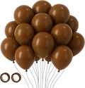 105pcs Coffee Balloons 12inch Party Latex Balloons for Boys Girls Birthday Baby Shower Gender Reveal Wedding Sunflower Party Decorations