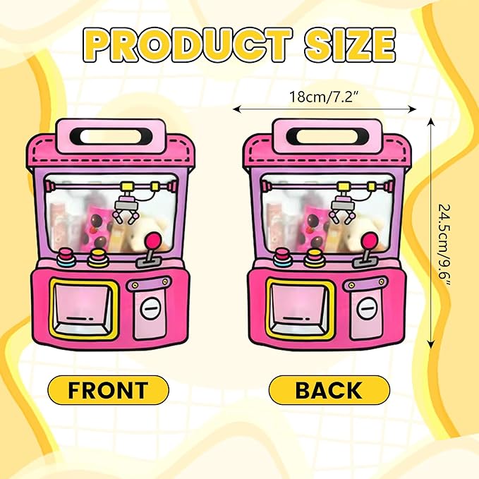 Muitcdo 30 PCS Large Gift Goodie Bags with Handle and Stand-up Bottom, Party Favor Bags for Girl, Students Back to School Treat Bag, Cute Snack Candy Box for Birthday, Classroom (Pink)