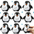 5 Pcs Positive Inspirational Penguin Stress Balls Fidget Sensory Toys Emotional Squeeze Animal Stress Balls Funny Penguin Toys for Adults Employees Coworkers Gifts Winter Party Favors