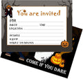 SICOHOME Halloween Party Invitation Card for Kids Adults - 12pcs 5"x 7" Halloween Invitations with Envelopes Fill In Blank Invites for Scary Spooky Themed Party Birthday Baby Shower
