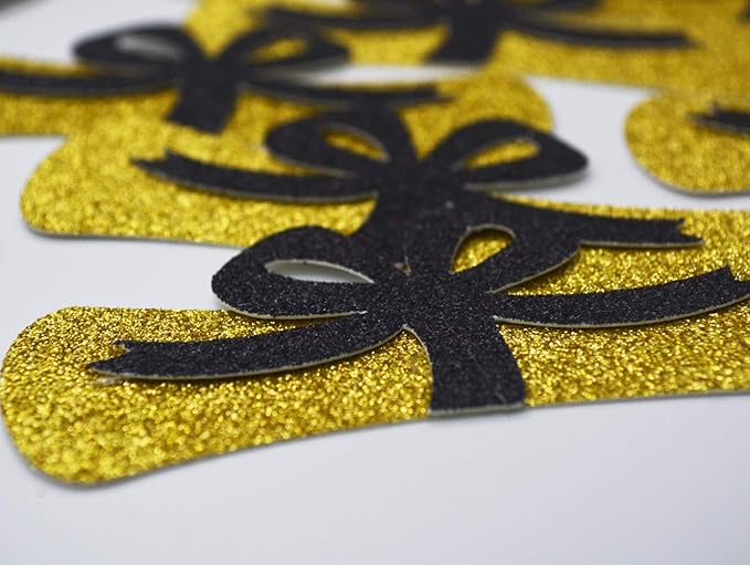 Qttier Diploma Confetti, 12pcs 4 inches Graduation Centerpeices Congrats Grad Party Decorations Graduation Table Decor Class of 2026 High School College Grad Party Supplies (Gold & Black)