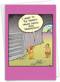 NobleWorks - 1 Funny Birthday Greeting Card w/ 5 x 7 Envelope For Men, Women - Bday Early Shoe Shelf C10654BDG