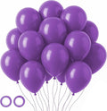 105pcs Purple Balloons 12inch Party Latex Balloons for Birthday Baby Shower Halloween Wedding Valentine's Day Party Bachelorette Decorations