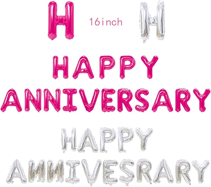 Happy Anniversary Balloon Combination Happy Party Decoration Wedding Decoration