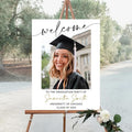 Graduation Party Welcome Sign, Photo Graduation Poster, Greenery Grad Poster, Grad Party Decorations, Senior 2025 2026, Class of 2025 Welcome Board,Custom Grad Celebration Sign, Graduates, Canvas 7