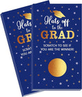 COCHIE 30 Cards Scratch Off Graduation Party Game, Class of 2026 Door Raffle Grad Games, Graduation Parties Supplies Favor Decorations (Blue Gold)