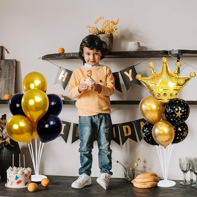 7 Sets Balloon Stand Kits,Balloon Sticks Holder with Base for Table Centerpiece Graduation Birthday Baby Shower Party Decorations