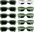 Bride Squad Bachelorette Party Favors 10 Pcs Team Bride Sunglasses Retro Rectangle Bridesmaid Gifts Sunglasses