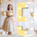 Pooqla 3FT Marquee Light Up Numbers for 5th Birthday Decorations, Light Up Marquee Number 5 Birthday Gift for Girls Boys, Anniversary Wedding Party Decor, Large Lighted Number 5