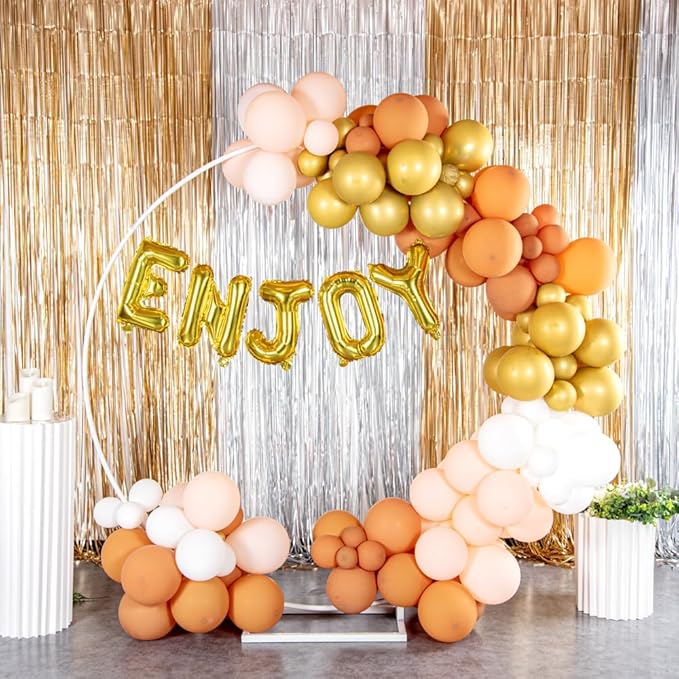 Restaurantware-Balloonify 16 Inch Letter Balloon, 1 Alphabet Party Balloon - Letter N, Self-Sealing, Gold Foil Mylar Finish, Hanging Loop, Decoration For Birthday, Wedding, Or Graduation