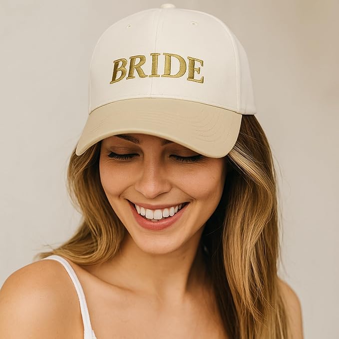 Marriage Material Hat | Trucker Hat Set for Bride and Wifey | Bride Hat for Wedding, Honeymoon, Bridal Shower