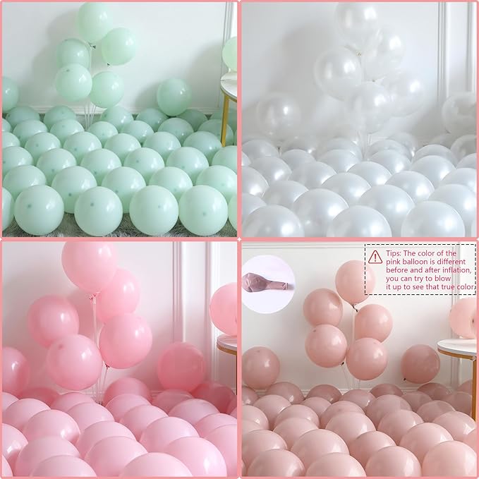 Spring Tea Party Decorations 139pcs Pastel Floral Balloon Garland Arch Kit with Pink Green Teapot and Floral Mylar Balloon for Let's Par-Tea Birthday Spring Garden Mothers Day Tea Party Decor
