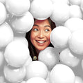 AFTERLOON® Biodegradable Mini Balloons 100 pcs White 5 Inch, Matte Color Thickened Extra Strong Latex Helium Float, Baby Shower Gender Reveal Garland Arch Wedding Birthday Party Decorations