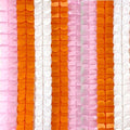 10PCS Four Leaf Clover Paper Flowers Garland Decorations Four Leaf Clover Paper Banner Tissue Paper Streamers Reusable Hanging Garland for Wedding Party Backdrop Home Decor(White Pink Orange kit)