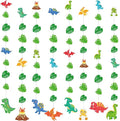 8 Pcs Dinosaur Party Decorations Dinosaur Garlands Watercolor Dino Hanging Banner Palm Leaves String Decor for Boy Jungle Dino Theme Birthday Baby Shower Party Supplies Home Wall Backdrop