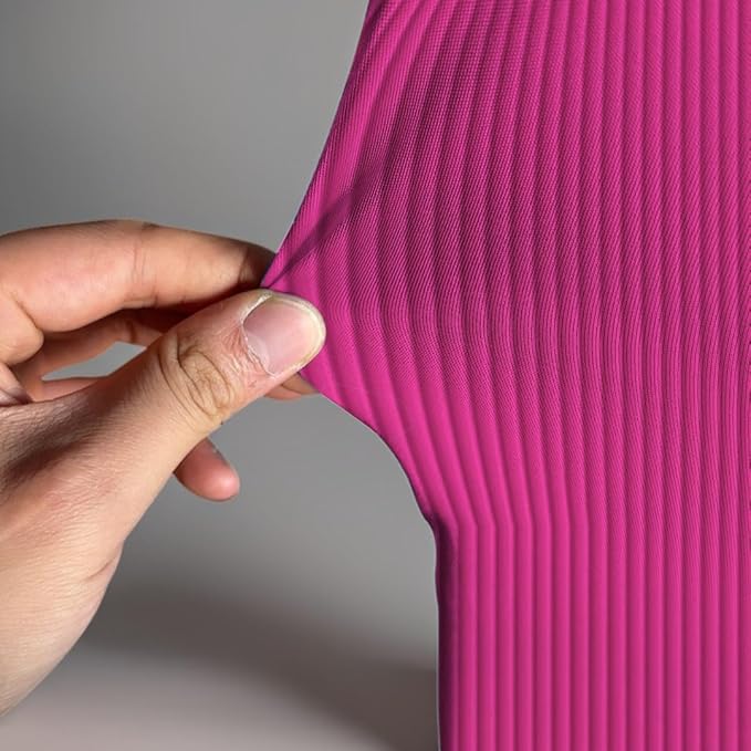 Fuchsia Rosy Ripples Pattern Arch Backdrop Cover for Birthday Party Wedding Baby Shower Decorations Chiara Backdrops Arched Wall Frame Stands Covers Props GP-458 2.5ft * 6ft