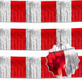 3 Pack 10 Feet Red and Silver Tinsel Foil Fringe Garland, Metallic Streamers Banner Wall Hanging Garland for Parade Floats, Graduation, Birthday, Baby Shower, Disco, Celebration Party Decoration