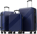 Luggage Sets 3 Piece, ABS Hardside Suitcase Set (20/24/28) with Spinner Wheels, TSA Security Lock, Airline-Approved Carry-On & Lightweight Large Checked Luggage for Business, Travel, Family Vacations