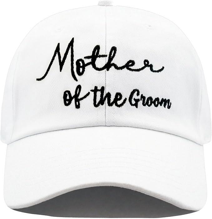 Adjustable Embroidered Hat for Bridal Shower Wedding Engagement Anniversary Honeymoon Newlyweds Couples Gifts