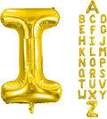 Letter Balloons 40Inch Large Giant big Foil Mylar Gold Balloons I for Birthday Party Decorations
