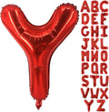 Lovoir 40 Inch Large Red Letter Y Balloons Big Size Jumbo Mylar Foil Helium Balloon for Birthday Party Celebration Decorations Alphabet Red Y