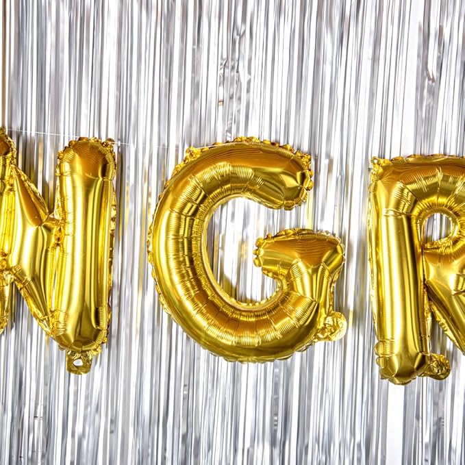 Restaurantware-Balloonify 16 Inch Letter Balloon, 1 Alphabet Party Balloon - Letter G, Self-Sealing, Gold Foil Mylar Finish, Hanging Loop, Decoration For Birthday, Wedding, Or Graduation