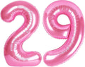 Foil 40 Inch Big Pink 29 92 Balloon Number, Giant Happy 29 92 Birthday Party Supplies, Large 29 92 Balloons Anniversary Party Engagement Decorations