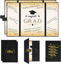 Vlipoeasn 2PCS Graduation Guest Book Alternative, Black Gold Class of 2026 Graduation Party Decorations, Graduation Signature Book for 2026 College High School, Unique Graduation Gifts for Friends