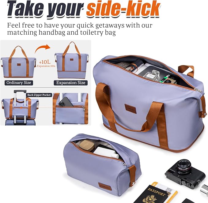 Cosbarn Luggage Sets 5 Piece Suitcases with Wheels, Suitcase Set ABS Hard Case Luggage with Spinner Wheels Durable Travel Luggage