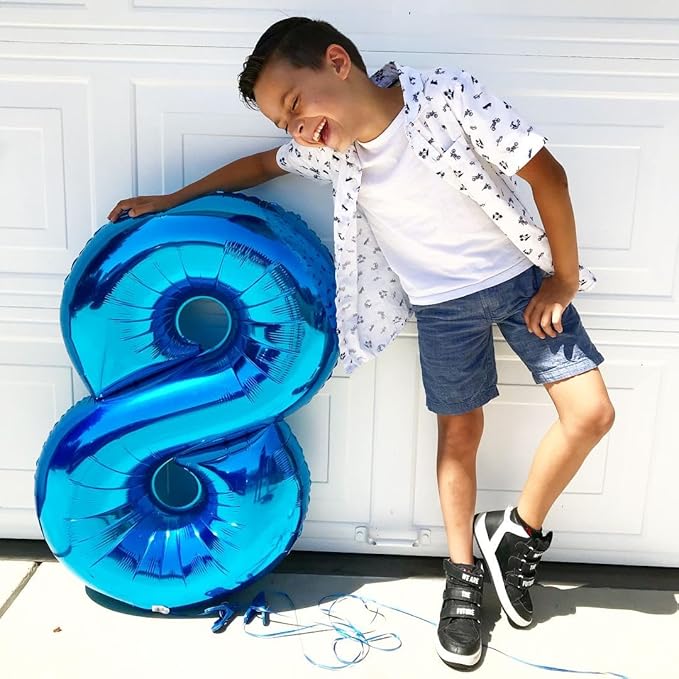 40 Inch Dark Blue Numbers 9 Balloon, Balloons Decorations for 9 19 90 Birthday Party, Engagement, Wedding, Graduations, Photo Shoot Supplies
