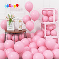 Pastel Pink Balloons - 60 Pcs, 5 Inch Mini Matte Helium Balloons for Baby Shower, Gender Reveal, Birthday Party Decorations