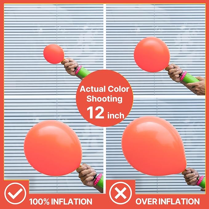 PartyWoo Coral Balloons 140pcs Different Sizes of 18 12 10 5 Inch Coral Pink Light Red Latex Balloon Arch Kit Garland for Wedding Baby Shower Gender Reveal Summer Birthday Party Decorations Red-Y22