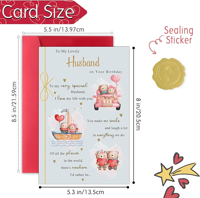 Funny Birthday Card Gifts for Men Husband Boyfriend, Perfect Mens Birthday Gifts Ideas, Bday Decorations for Men